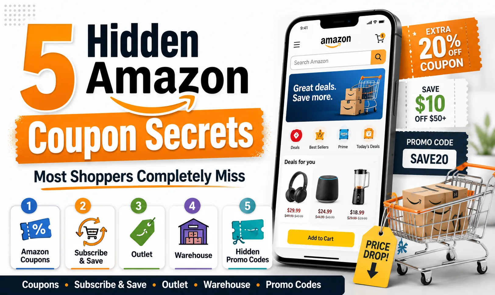 5 Hidden Amazon Coupon Secrets Most Shoppers Completely Miss (And How to Find Them)