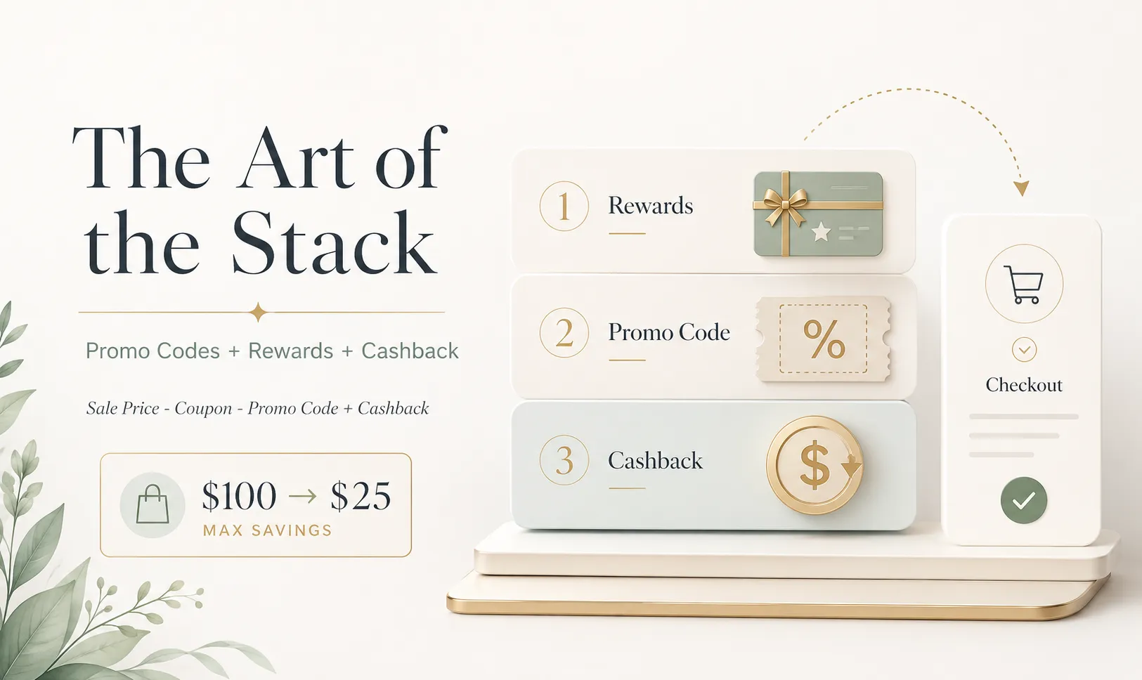 The Art of the Stack: How to Combine Promo Codes, Store Rewards, and Cashback for Maximum Savings