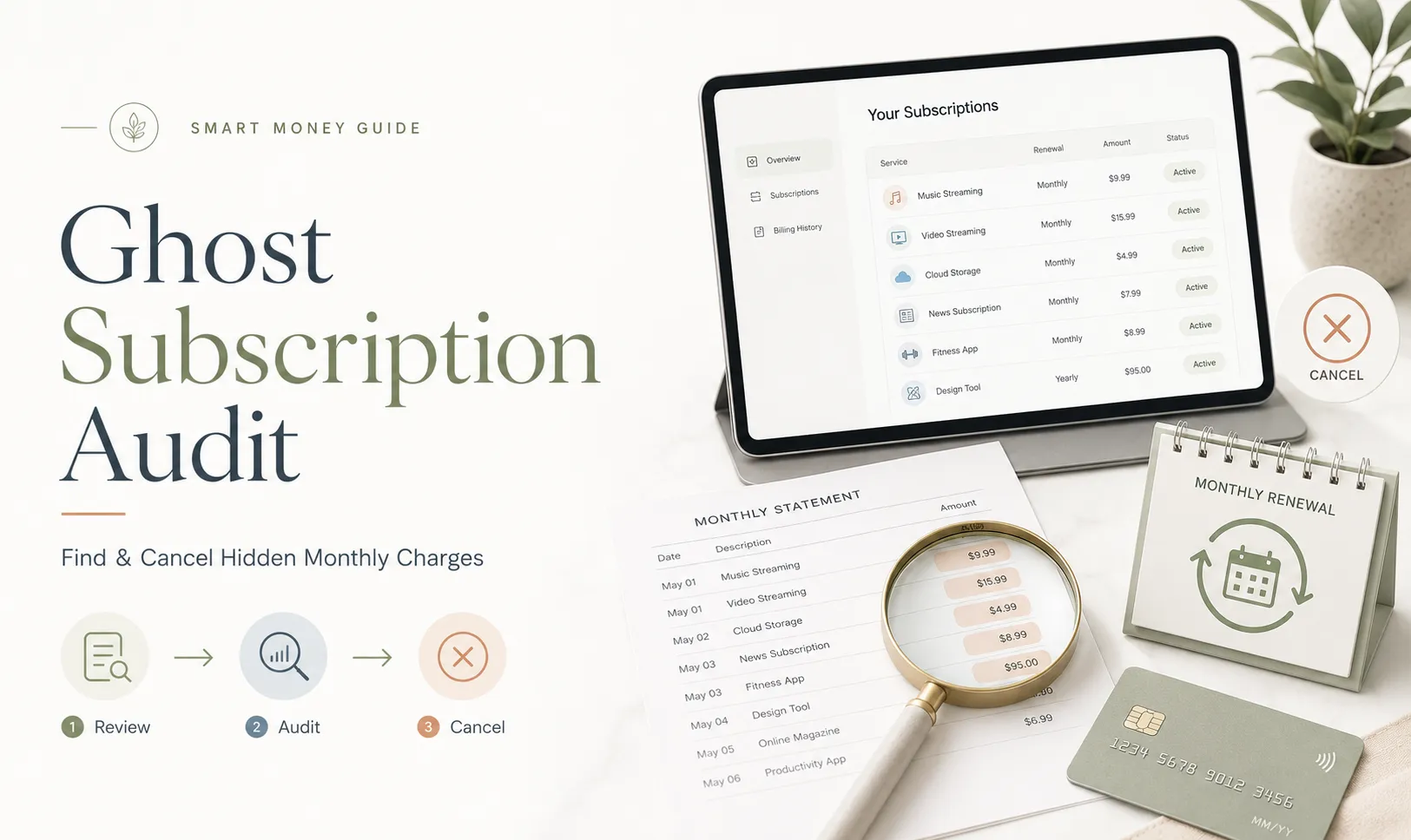 How to Uncover "Ghost Subscriptions" That Are Silently Draining Your Bank Account Every Month